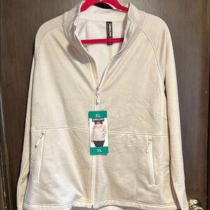 Kirkland Signature Beige Full-Zip Jacket
